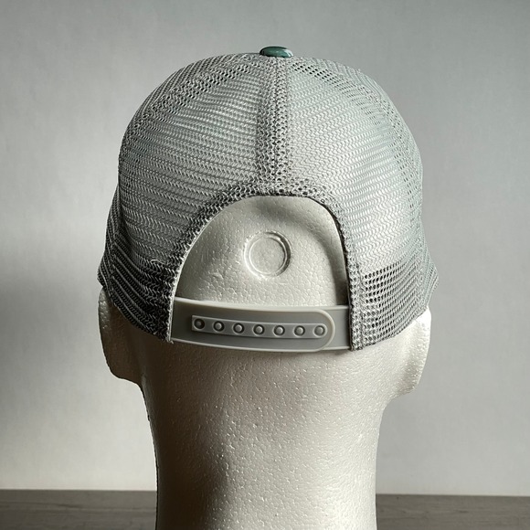 COSTA Surf Wear Tiger Stripe Snapback Trucker Hat Mesh Teal Black Camo Logo Cap - Picture 4 of 9